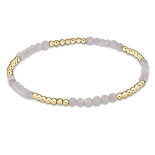 Enewton Blissful Pattern 2.5mm Bead Bracelet - Moonstone