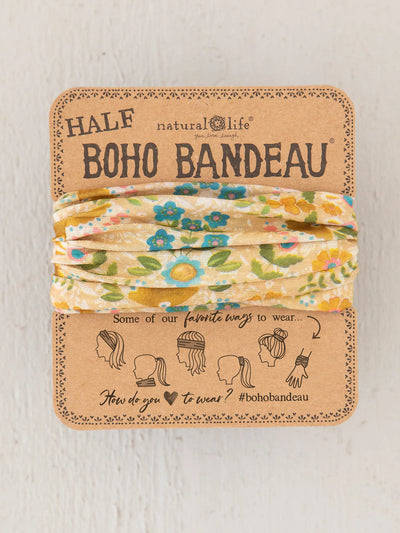 Natural Life Yellow Mandala Half Boho Bandeau