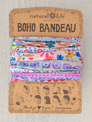 Natural Life Cream Border Boho Bandeau