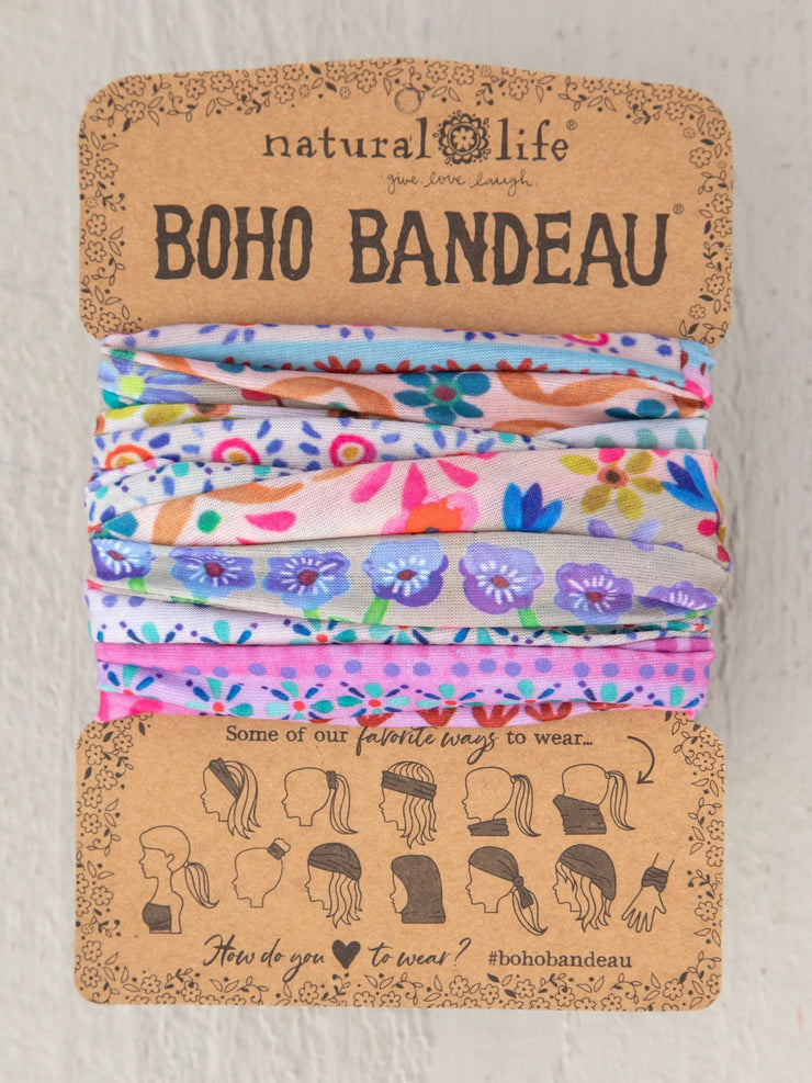 Natural Life Cream Border Boho Bandeau