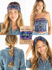 Natural Life Border Folk Garden Boho Bandeau