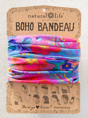 Natural Life Neon Floral Boho Bandeau
