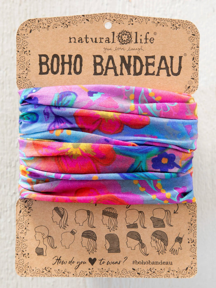 Natural Life Neon Floral Boho Bandeau