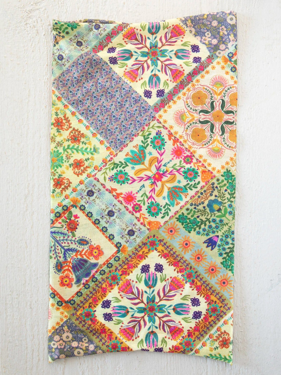 Natural Life Mandala Patchwork Cream Boho Bandeau