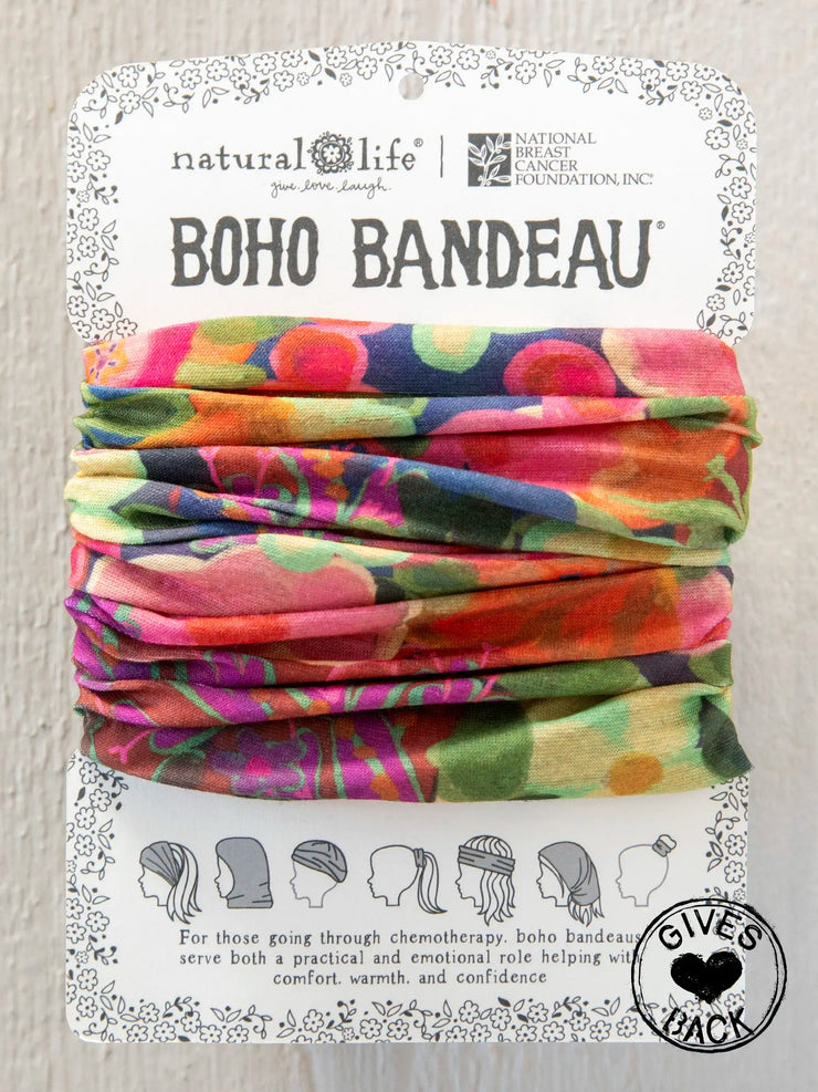 Natural Life Pink Painted Garden Boho Bandeau