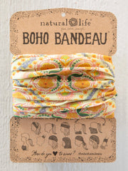 Natural Life Diamond Block Cream Boho Bandeau
