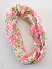 Natural Life Floral Vintage Cream Half Bandeau