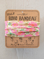 Natural Life Floral Vintage Cream Half Bandeau