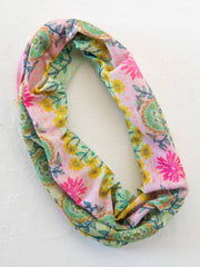 Natural Life Mint Borders Half Boho Bandeau