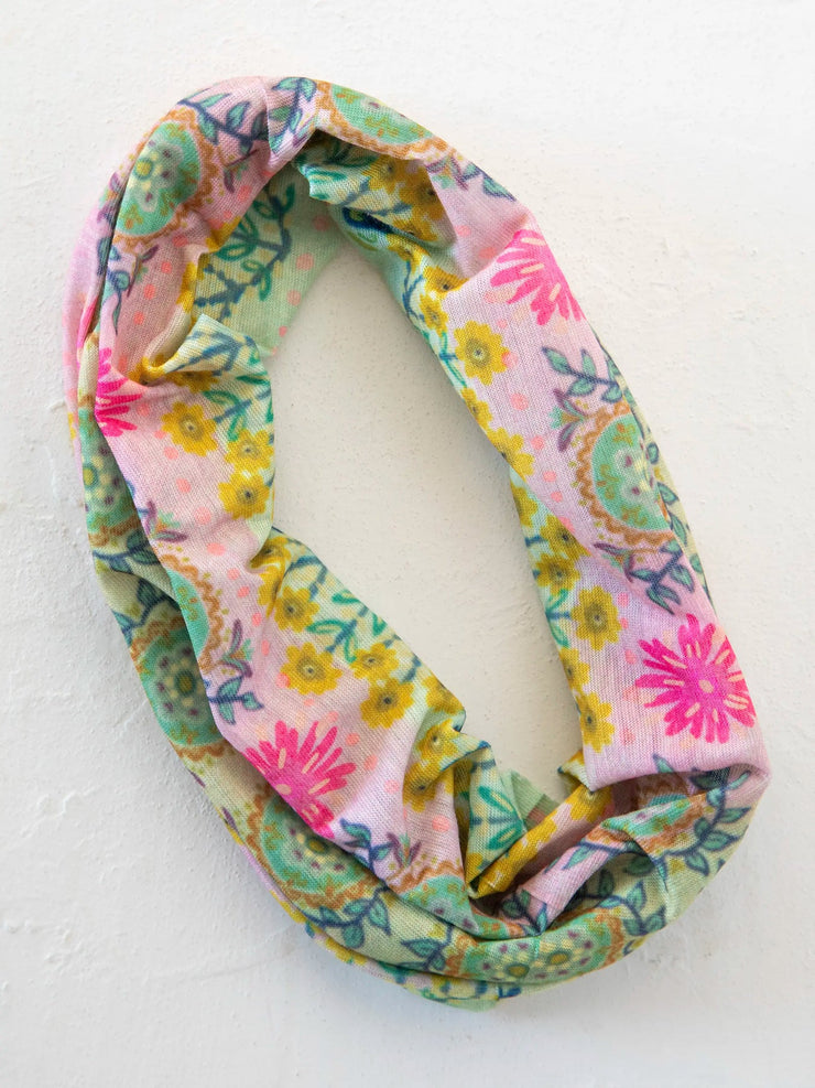 Natural Life Mint Borders Half Boho Bandeau