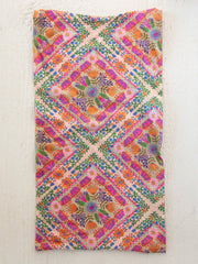 Natural Life Pink Floral Diamonds Boho Bandeau