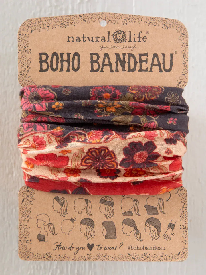 Natural Life Stella Blooms Boho Bandeau Stella Blooms Floral Boho Bandeau Headband &amp; Scarf Accessories