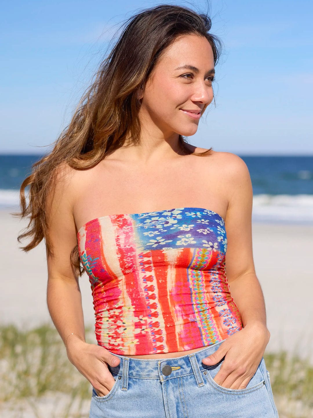 Natural Life Boho Bandeau - American Flag