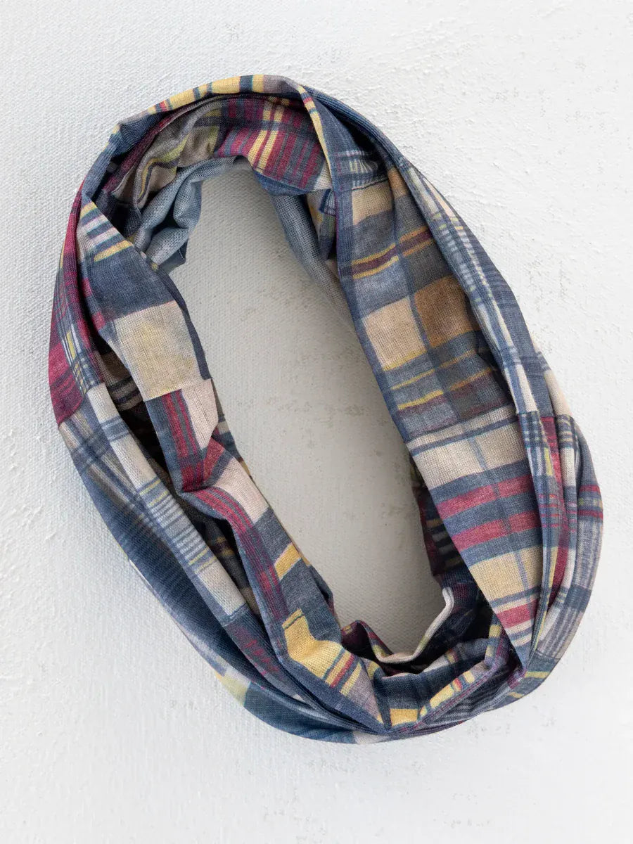 Natural Life Greenfield Madras Boho Bandeau Greenfield Madras Plaid Boho Bandeau Headband &amp; Scarf Accessories