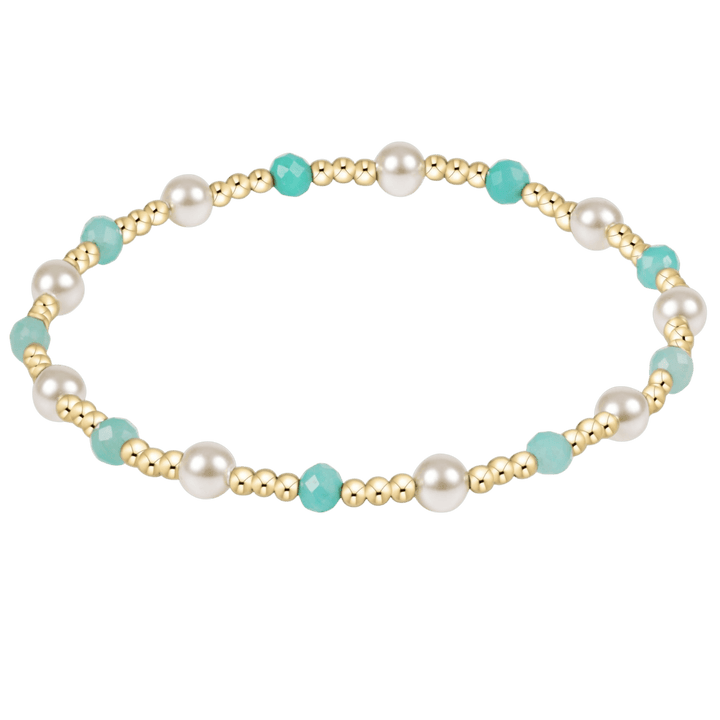 Enewton Pearl Sincerity 4mm Gem Bracelet - Amazonite