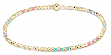 Enewton Hope Joy Pattern 2mm Bead Bracelet - Hot Mess