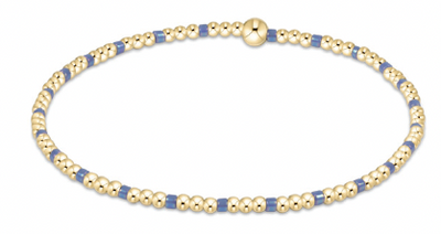 Enewton Hope Sincerity Pattern 2mm Bead Bracelet - Bright Blue