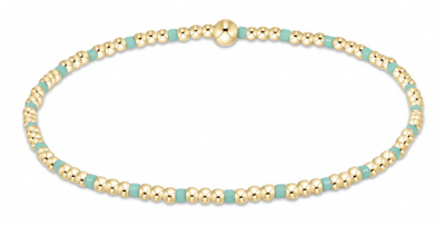 Enewton Hope Sincerity Pattern 2mm Bead Bracelet - Mint