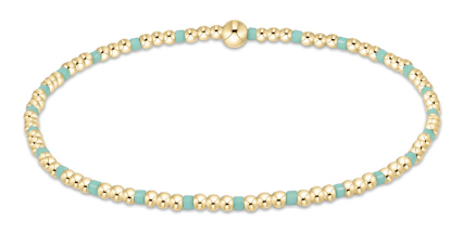 Enewton Hope Sincerity Pattern 2mm Bead Bracelet - Mint