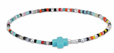 Enewton Hope Unwritten Sterling Signature Cross Bracelet - Hot Mess