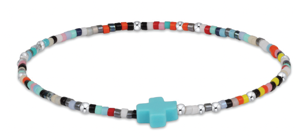 Enewton Hope Unwritten Sterling Signature Cross Bracelet - Hot Mess