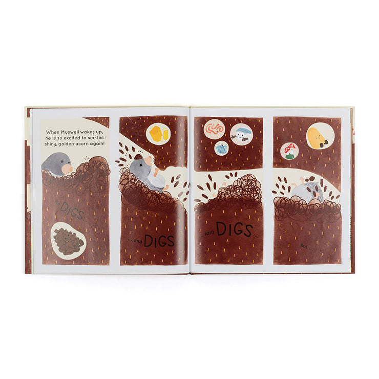 Jellycat  Mussel Mole and the Buried Treasure Book