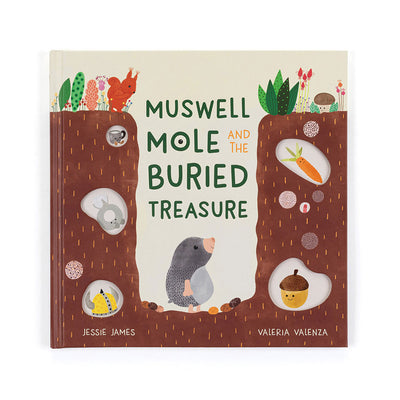 Jellycat  Mussel Mole and the Buried Treasure Book