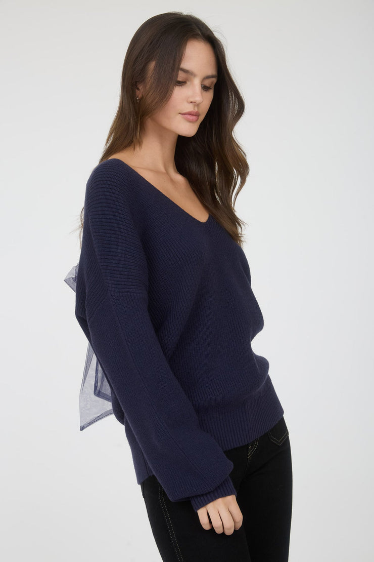 Charm Back Bow Sweater