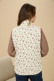 Autumn Bloom Quilted Vest