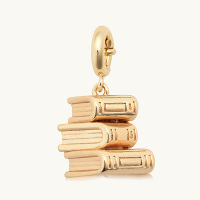 Little Words Project Charm - Book Stack