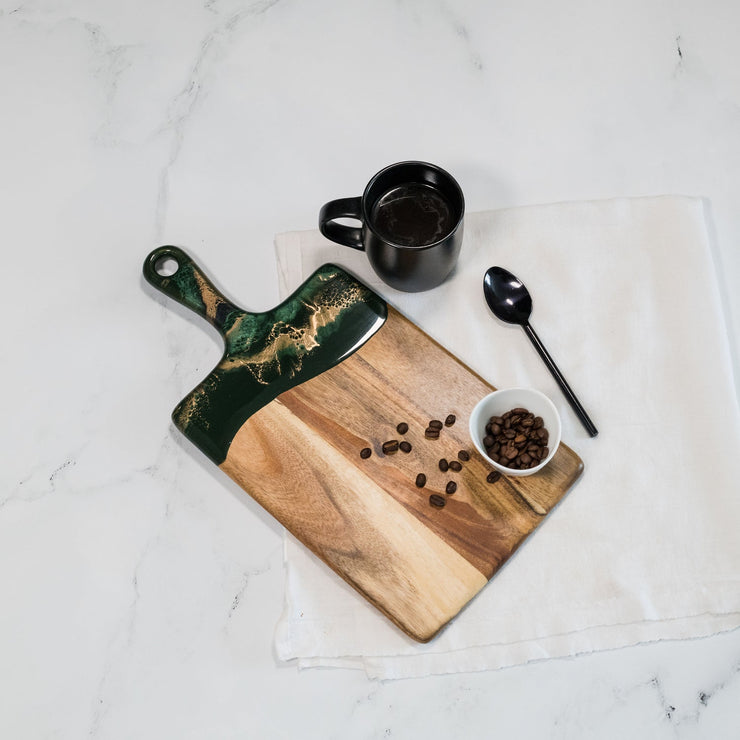 Acacia Wood Resin Cheese Board - Medium