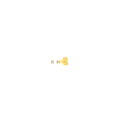 FYB Petite CZ Studs 2mm - Gold
