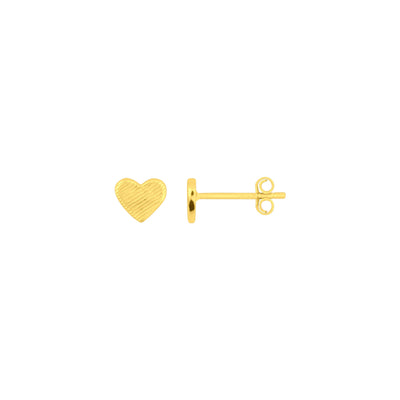 FYB Heart Studs - Gold