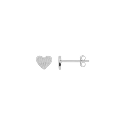 FYB Heart Studs - Silver