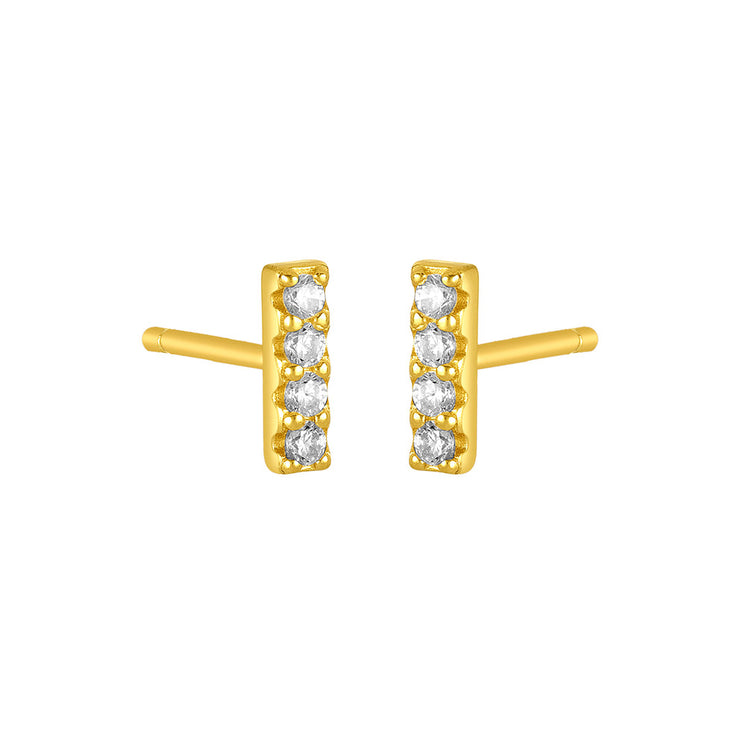 FYB Maeda Bar Studs - Gold