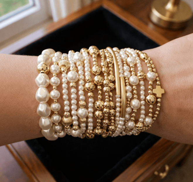 Enewton Purpose Pearl 6mm Bead Bracelet
