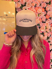 Champagne Problems Vintage Trucker Hat