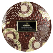 Voluspa Forbidden Fig 3 Wick Tin Candle