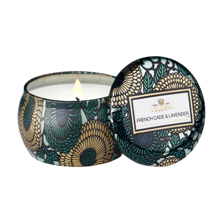 Voluspa French Cade Lavender Mini Tin Candle