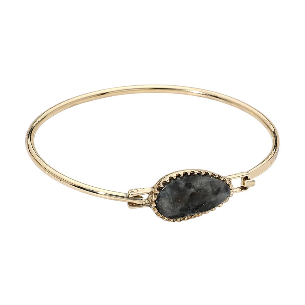 Sloane Oval Natural Stone Bangle Bracelet Sloane Oval Natural Stone Bangle Bracelet Bracelet