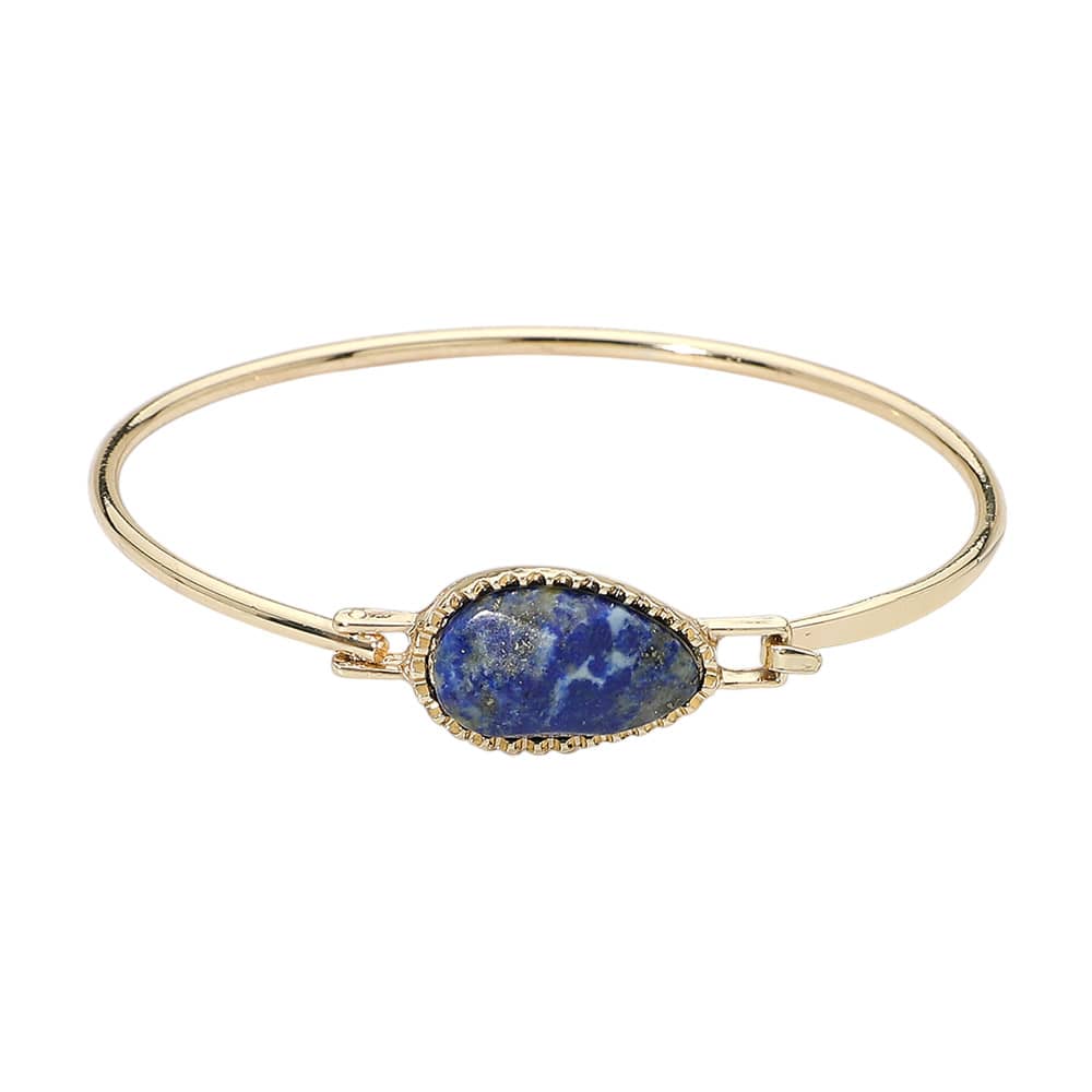 Sloane Oval Natural Stone Bangle Bracelet Sloane Oval Natural Stone Bangle Bracelet Bracelet