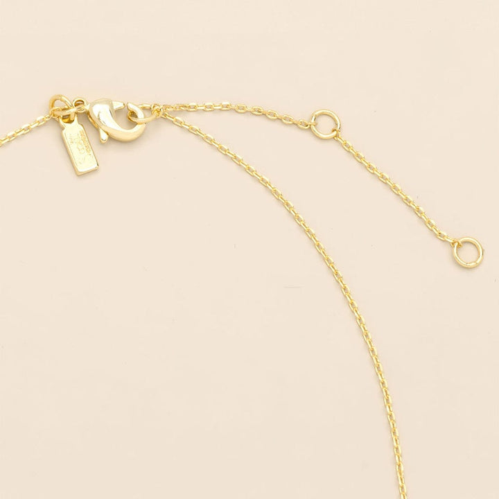 Scout Curated Wears Pressed Purple Cornflower Flower Necklace