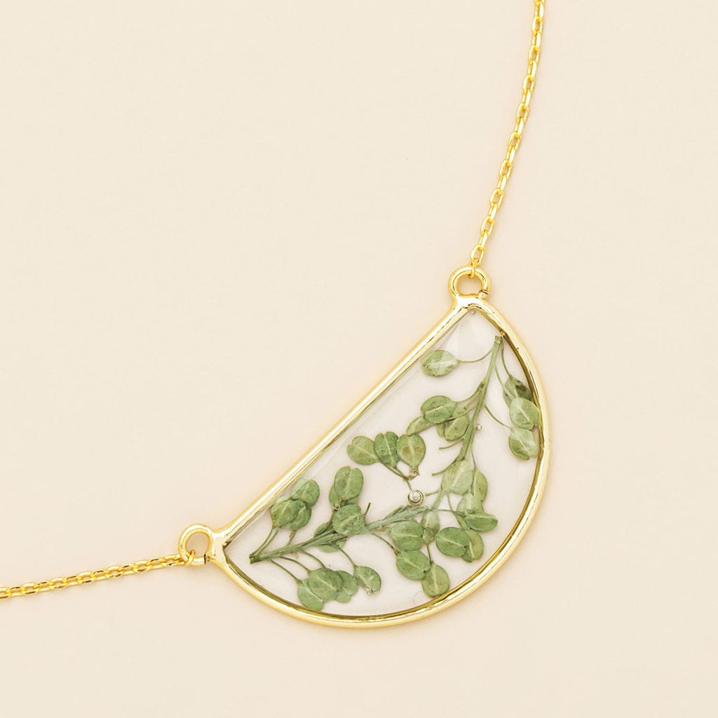 Scout Curated Wears Pressed Green Peppergrass Necklace