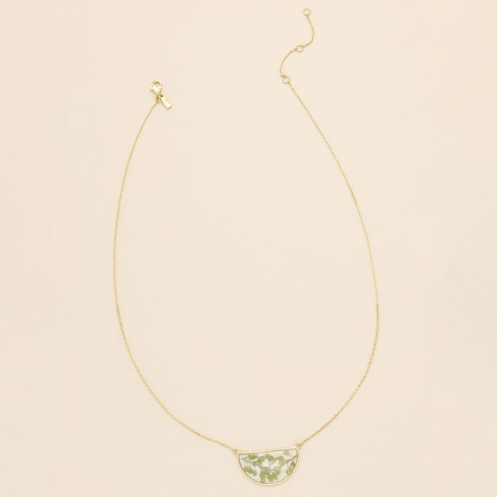 Scout Curated Wears Pressed Green Peppergrass Necklace