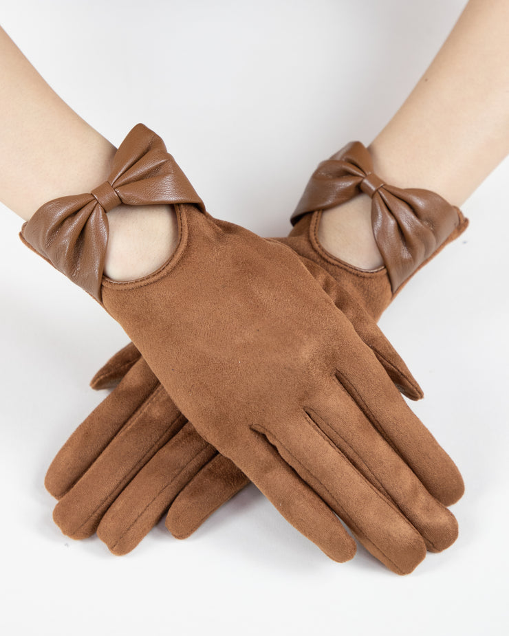 On-the-Go Bow Touch Gloves