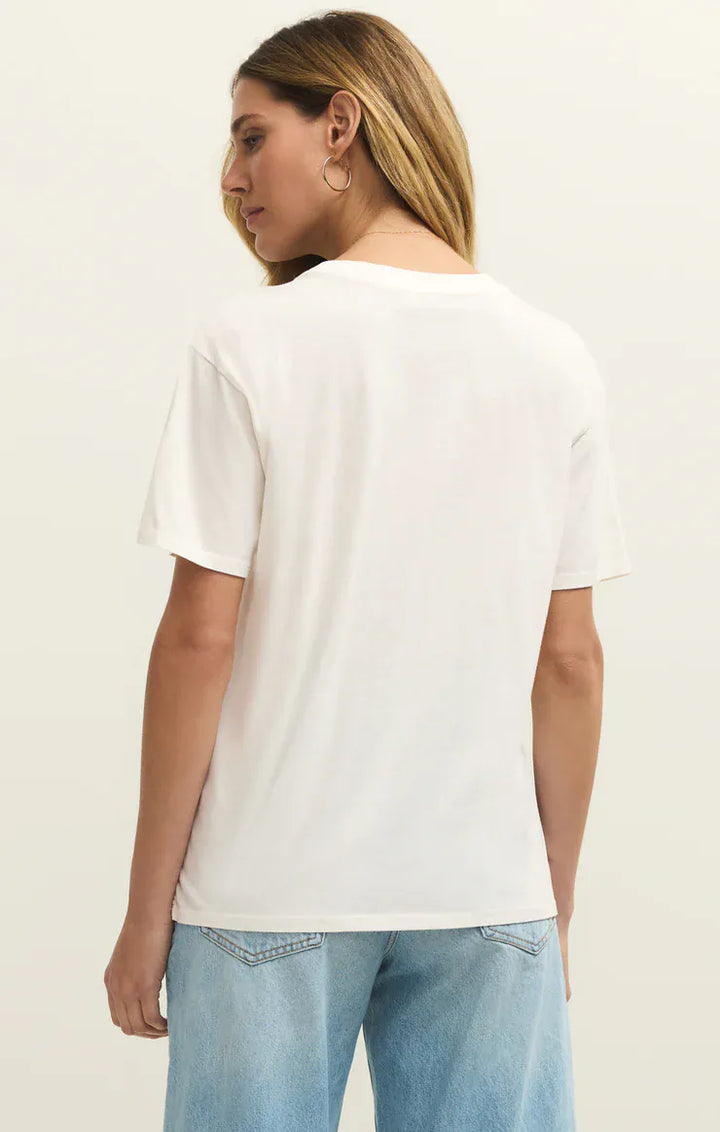 Z Supply Salud Boyfriend Tee in Sea Salt