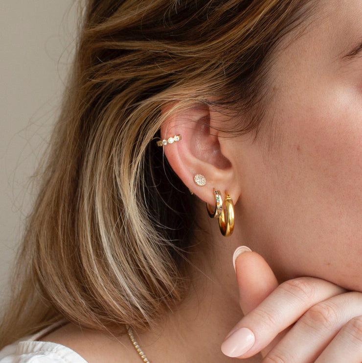 FYB Crystal Juliet Studs - Silver