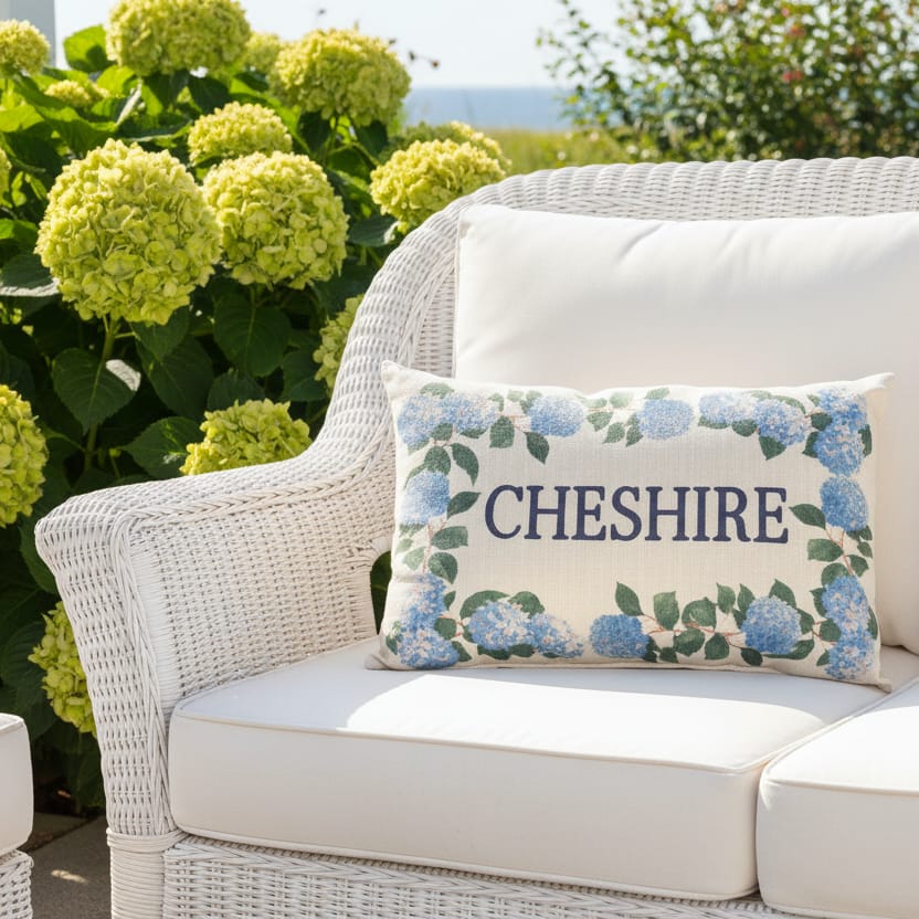 Hydrangea Cheshire Pillow