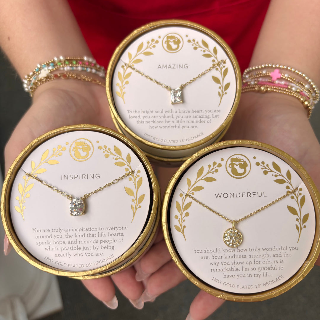 Spartina 449 Sea La Vie Shine Brilliant Cushion Necklace