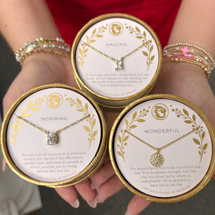 Spartina 449 Sea La Vie Shine Brilliant Cushion Necklace